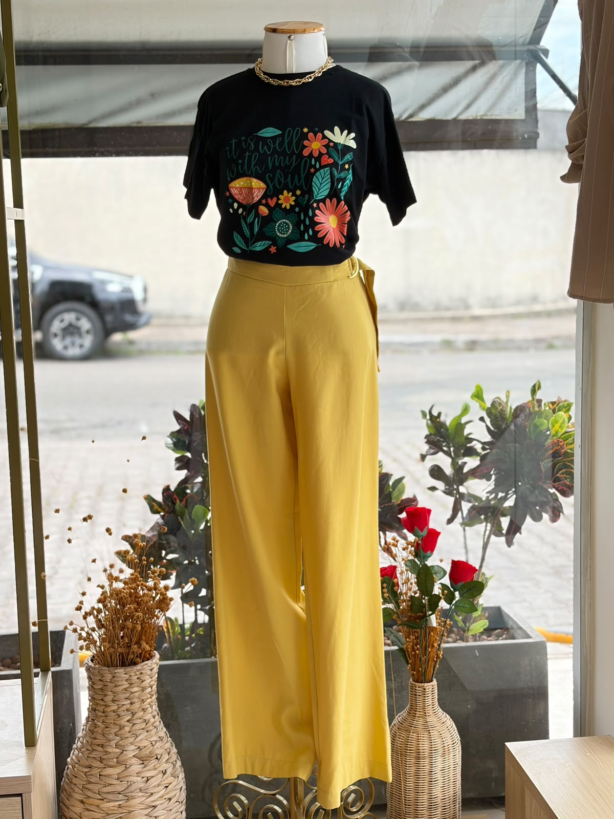 T-shirt Flores